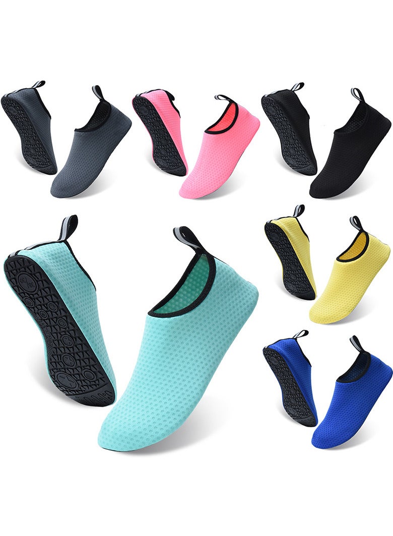 AUTOYSUR Water Shoes Womens Mens Beach Shoes, Quick-Dry Barefoot Aqua Shoes Socks Snorkeling Shoes Water Socks for Outdoor Beach Swim Surf Walking Yoga - Image 3