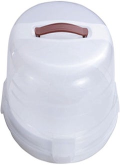 Curver CURVER Chef@Home Cupcake Box in Transparent/White, Plastic, 35 x 25 x 10 cm 