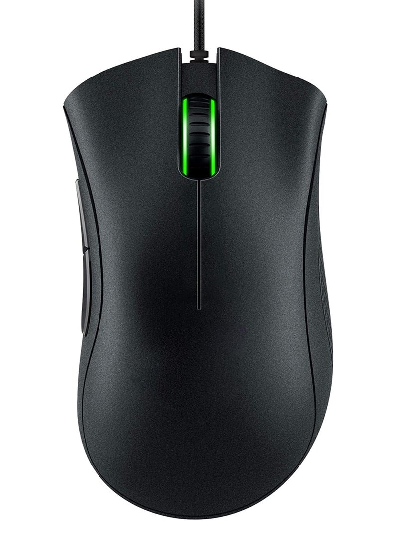 CATANES Wired Gaming Mouse Ergonomic Mice with 6400DPI Optical Sensor 5 Programmable Buttons Black (2025 Version)  - Image 1