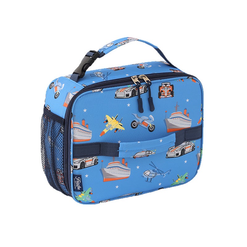 Kids Flat Cute Handheld Insulated Lunch Bag for School Portable Thermal Cooler Bag with Thickened Polyester - Image 5