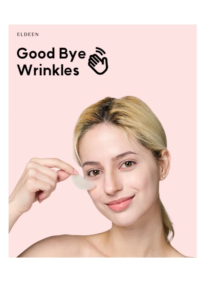 ELDEEN Good Bye Wrinkles - Eldeen Microdart Project: Eye Patch - The Ultimate Solution for Your Skin, reduce wrinkles, clear, 1 pair, Packages of 1, 4, and 8 (Pack of 8)
