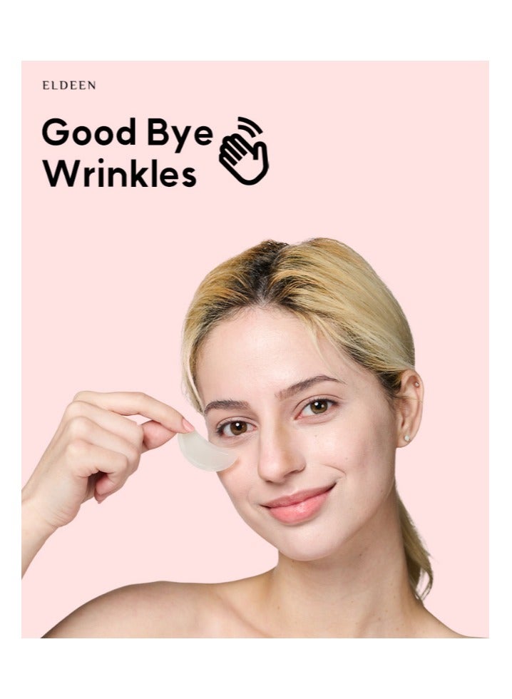 ELDEEN Good Bye Wrinkles - Eldeen Microdart Project: Eye Patch - The Ultimate Solution for Your Skin, reduce wrinkles, clear, 1 pair, Packages of 1, 4, and 8 (Pack of 8) - Image 2