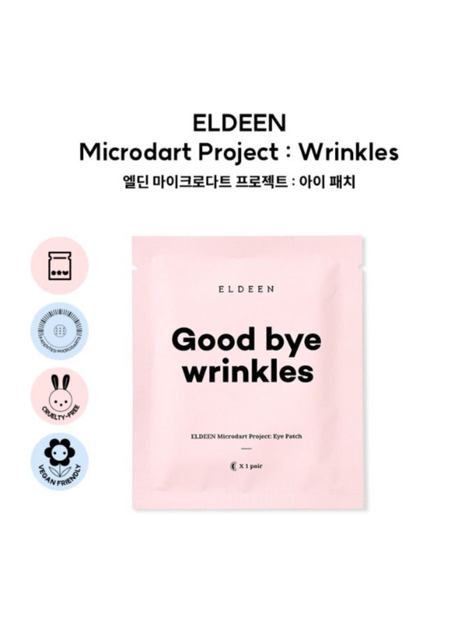 ELDEEN Good Bye Wrinkles - Eldeen Microdart Project: Eye Patch - The Ultimate Solution for Your Skin, reduce wrinkles, clear, 1 pair, Packages of 1, 4, and 8 (Pack of 8) - Image 3