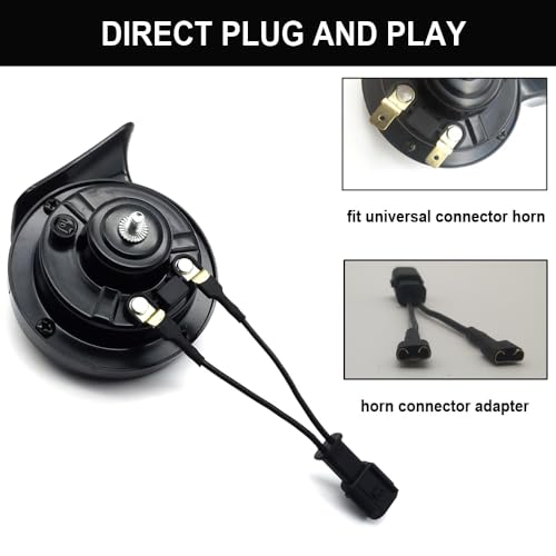 FQMY Compatible with Ford Horn Connector Adapter Wiring Harness, Horn Pigtail Converter Plug and Play for Universal Horn Replacement 3PCS - Image 5