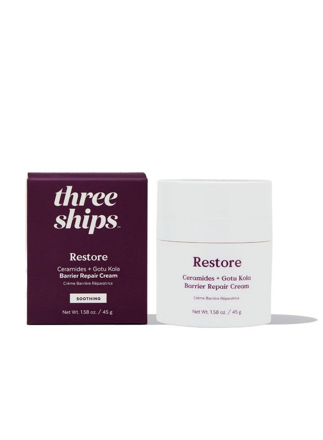 Three Ships Restore Ceramides + Gotu Kola Barrier Repair Cream - Image 1