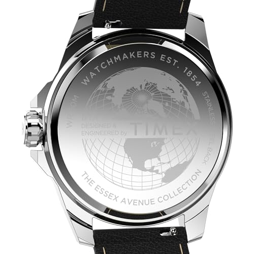 TIMEX Essex Round 46mm Black Dial Analog Men Watch - TW2W92900UJ - Image 4