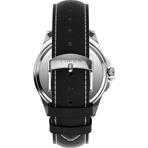 TIMEX Essex Round 46mm Black Dial Analog Men Watch - TW2W92900UJ - Image 3