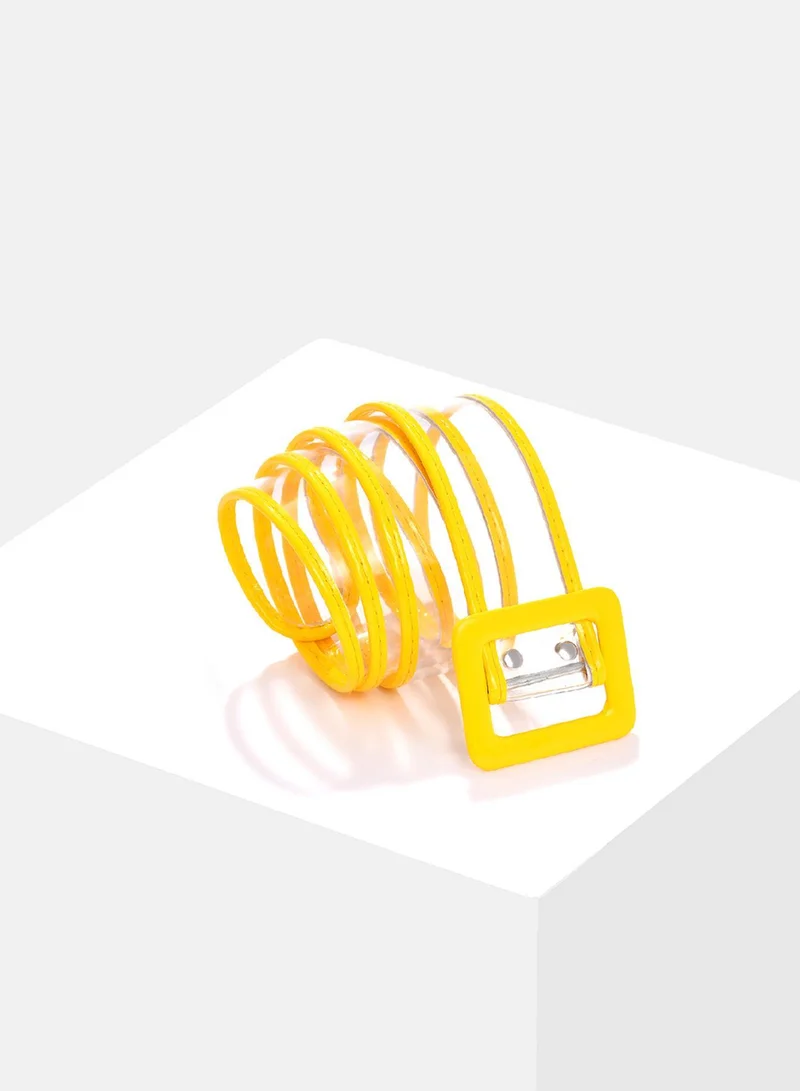 Haute Sauce  Yellow Belt for Women | Best Price UAE