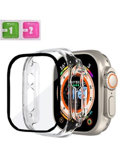 Compatible with Apple Watch Ultra Screen Protector Case Soft Plated TPU All Around Scratch-Proof Screen Protector Cover Shockproof case for 49mm