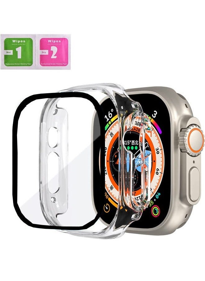 Captaintech - Compatible with Apple Watch Ultra Screen Protector Case Soft Plated TPU All Around Scratch-Proof Screen Protector Cover Shockproof case for 49mm - Image 1