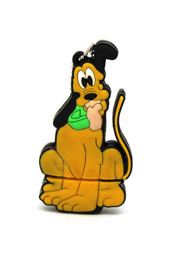 3.0 & 2.0 Dog U Disk 16g Robot Dog 32G Cartoon Dog Mascot Doll Toy Creative PVC Dual-use-Color:2.0 Yellow Dog-Capacity:128GB - Image 1