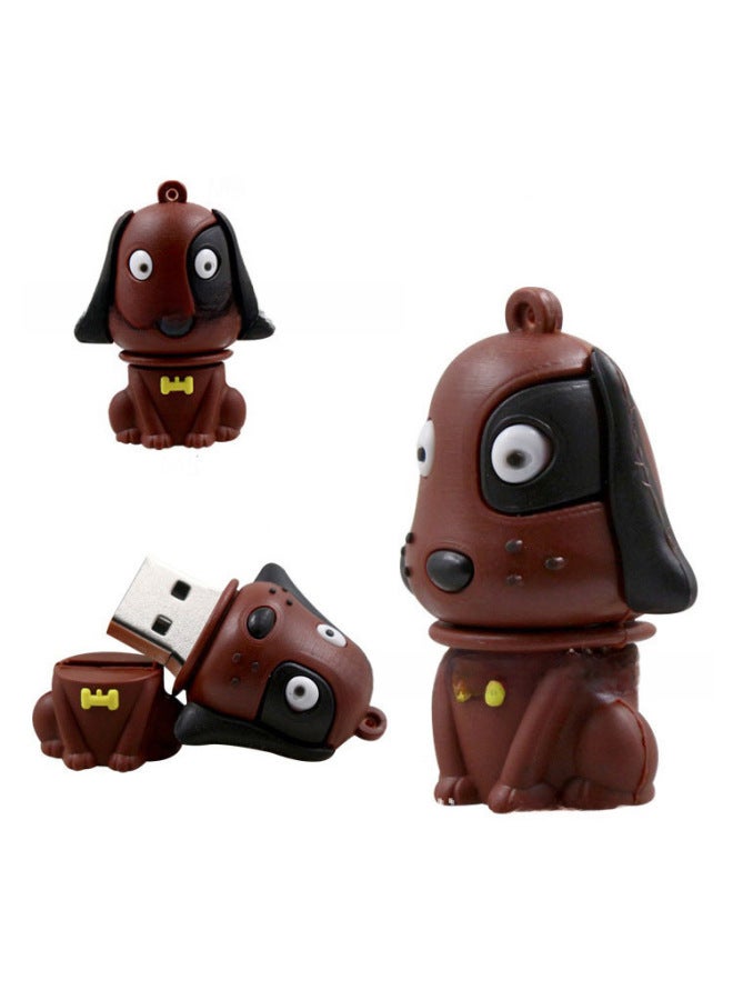 3.0 & 2.0 Dog U Disk 16g Robot Dog 32G Cartoon Dog Mascot Doll Toy Creative PVC Dual-use-Color:2.0 Yellow Dog-Capacity:128GB - Image 5