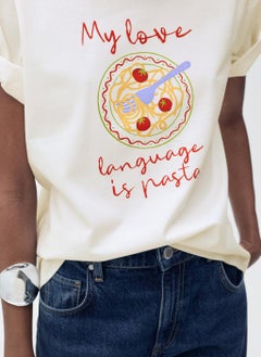 MANGO Short-Sleeved Printed T-Shirt  - Image 4