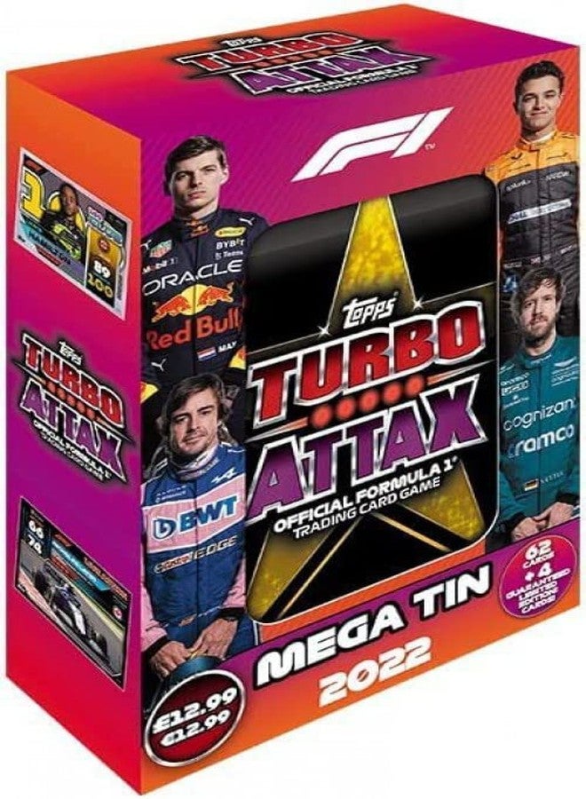 F1 Topps 2022 Formula 1 Turbo Attax.Mega Tin - Hall of Fame Mega Tin - Image 1