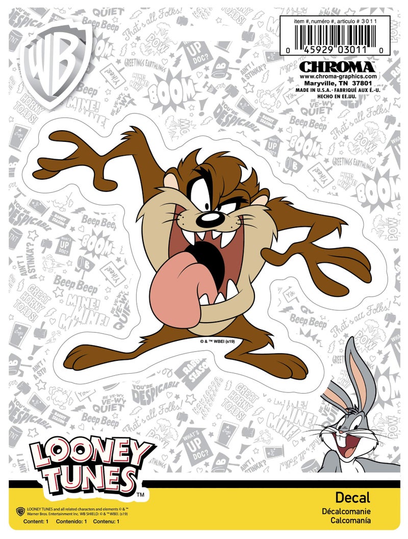 Chroma 3011 Taz Classic Emblemz Decal - Image 5