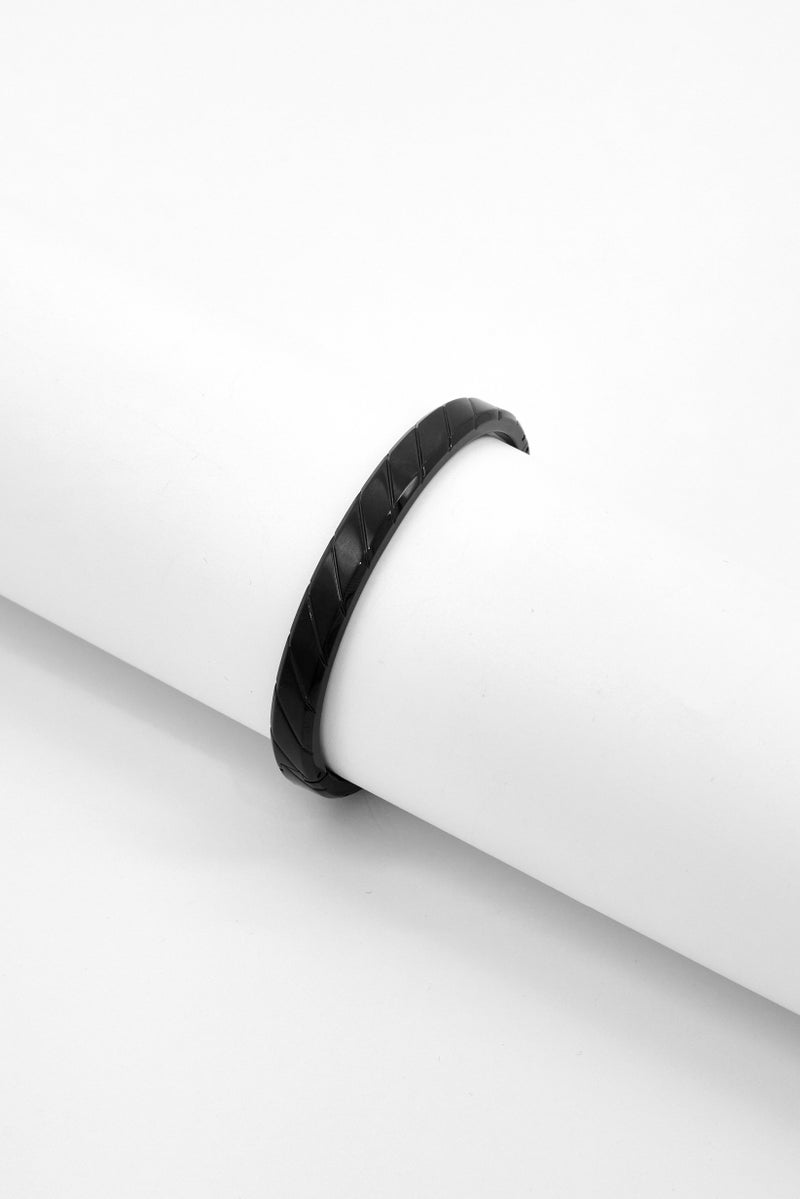 McLaren Men Apex Stainless Steel Bracelet, Black - Image 2