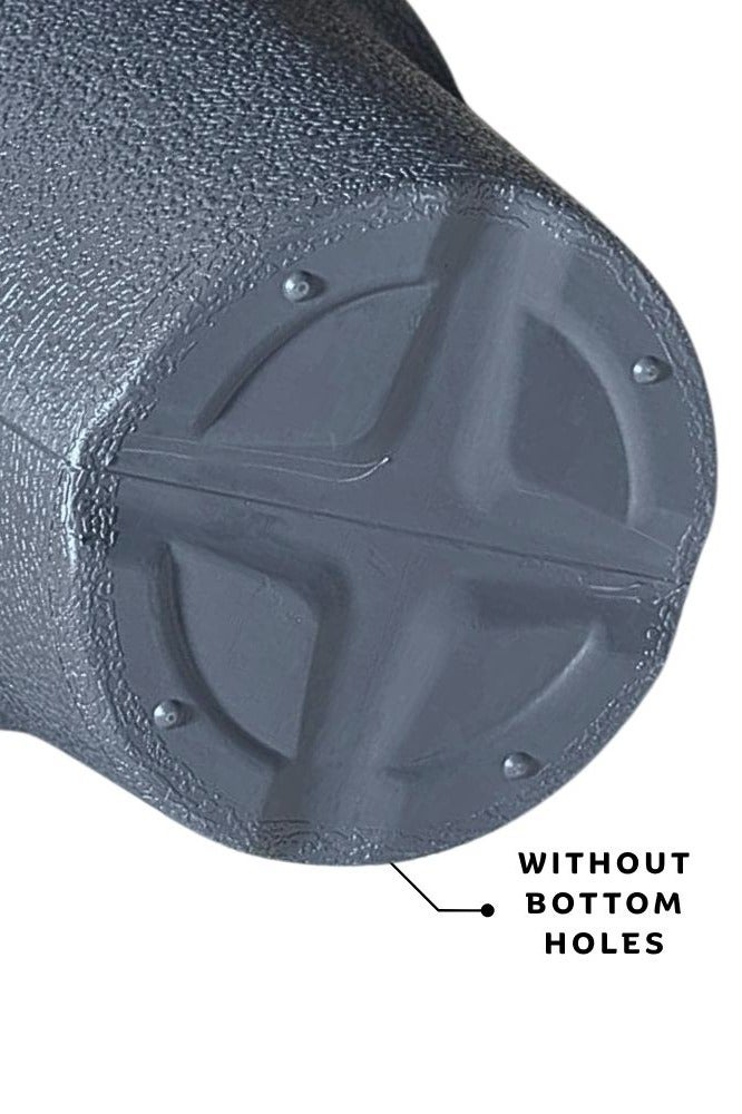 إس إن إتش وعاء زهور بلاستيكي متين - حاويات نباتات متعددة الاستخدامات للاستخدام الداخلي والخارجي، مثالي للاستخدام في البستنة والحضانة، مقاس صغير 16 بوصة - لون رماديv - Image 4