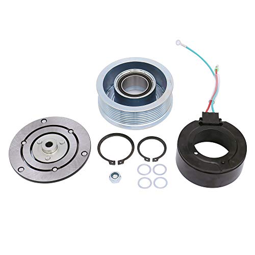 FKG AC Compressor Clutch Assembly Repair Kit 38810RRBA01, 38810RNAA02 fit for 2006-2011 Honda Civic 1.8L - Image 2