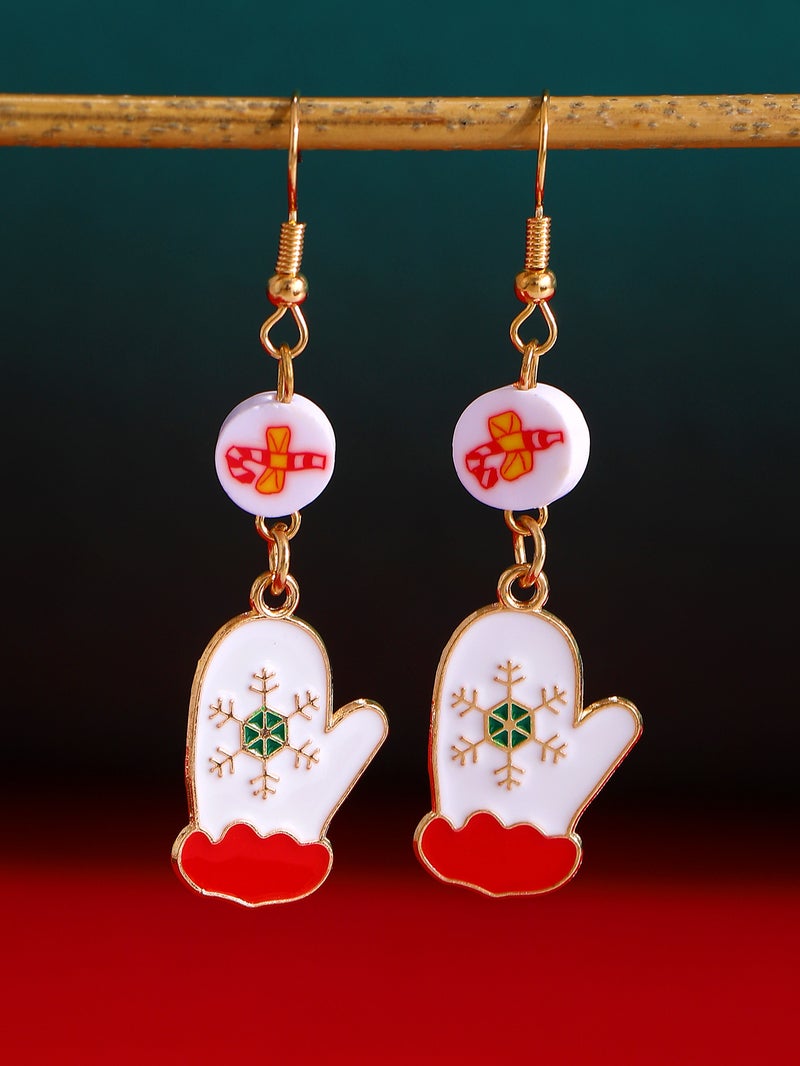 Elegant Diamond Christmas Tree Stud Earrings for Women Kc gold gloves n-1001