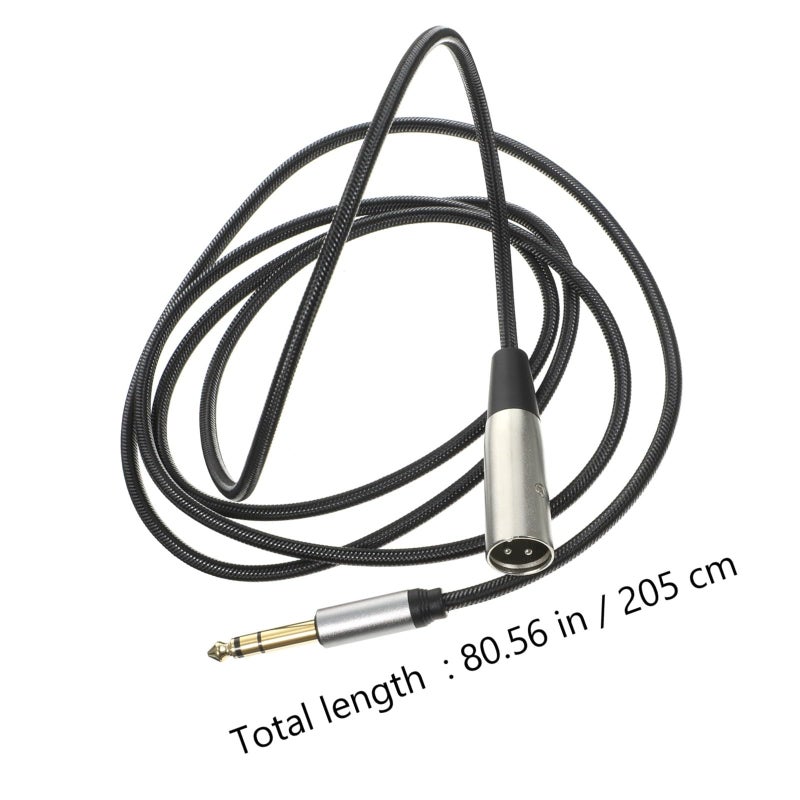 35mm Male to XLR Male Microphone Cable 2 Meter for Studio Recording Live Sound - Image 3