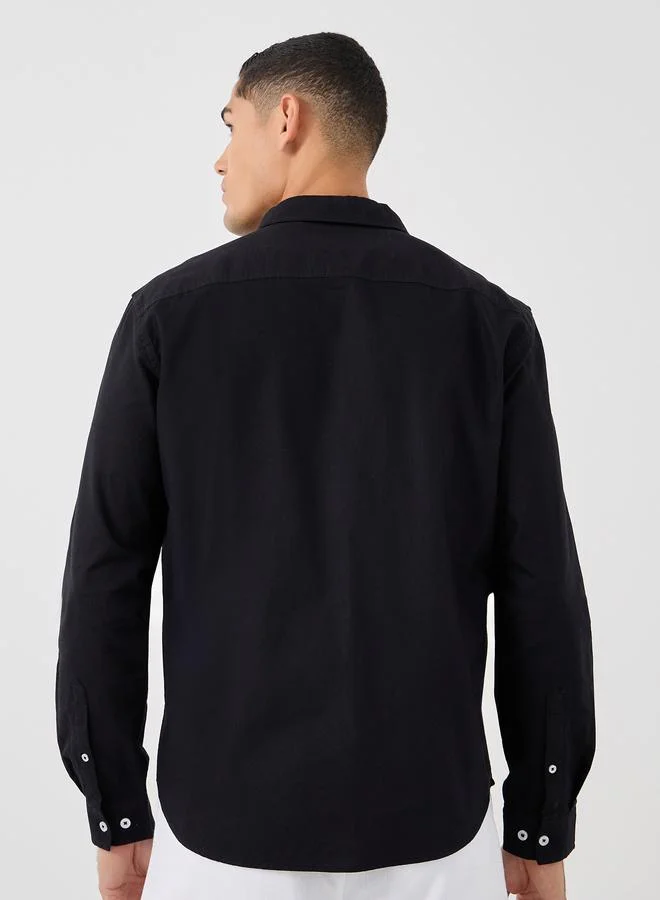 Styli Styli Button Down Collar Regular Fit Oxford Shirt