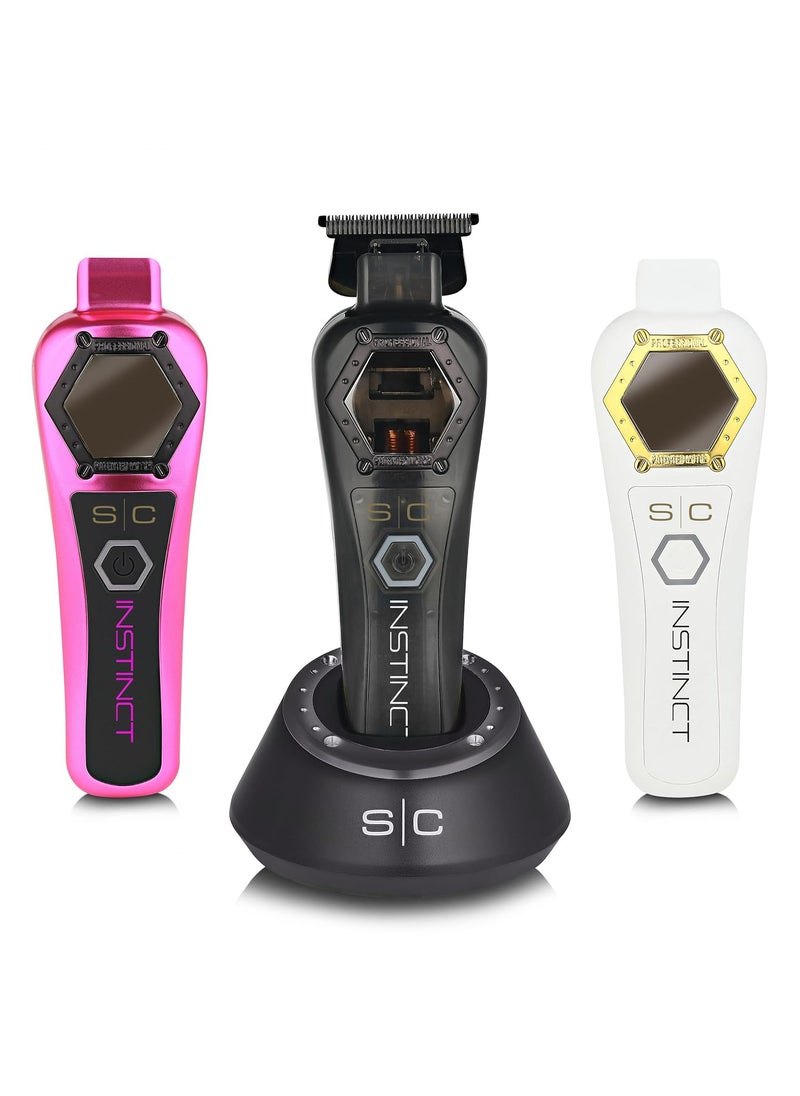 Stylecraft Stylecraft Instinct Metal Edition Hair Trimmer Professional Cordless IN2 Vector Motor with Intuitive Torque Control 