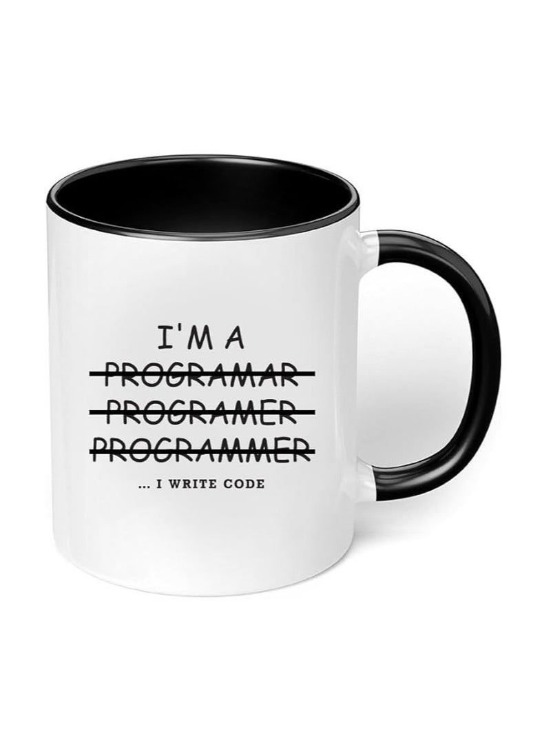 برينت شوب فور مي كوب قهوة Coder سعة 11 أونصة - حافظ على مستويات الكافيين عالية وتدفق التعليمات البرمجية الخاصة بك - هدية للمبرمج - مهندس البرمجيات - المطور - المبرمجون - الأصدقاء - زملاء العمل - Image 1