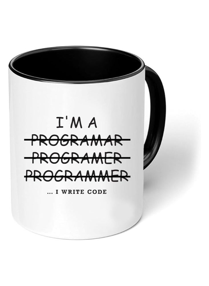 برينت شوب فور مي كوب قهوة Coder سعة 11 أونصة - حافظ على مستويات الكافيين عالية وتدفق التعليمات البرمجية الخاصة بك - هدية للمبرمج - مهندس البرمجيات - المطور - المبرمجون - الأصدقاء - زملاء العمل - Image 2