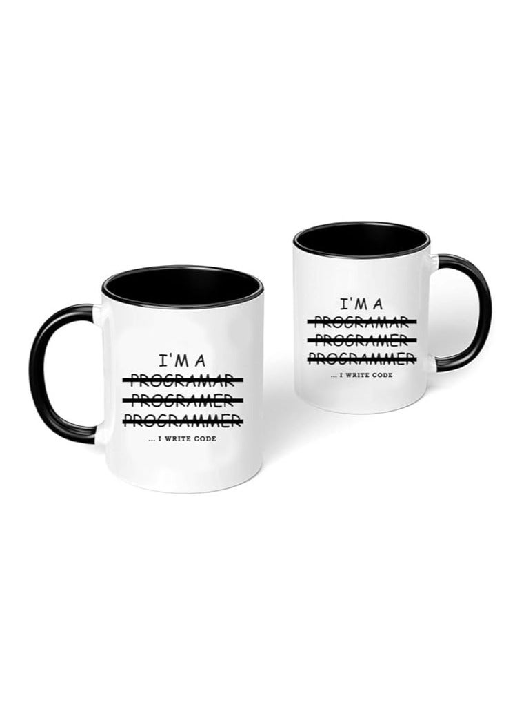 برينت شوب فور مي كوب قهوة Coder سعة 11 أونصة - حافظ على مستويات الكافيين عالية وتدفق التعليمات البرمجية الخاصة بك - هدية للمبرمج - مهندس البرمجيات - المطور - المبرمجون - الأصدقاء - زملاء العمل - Image 3