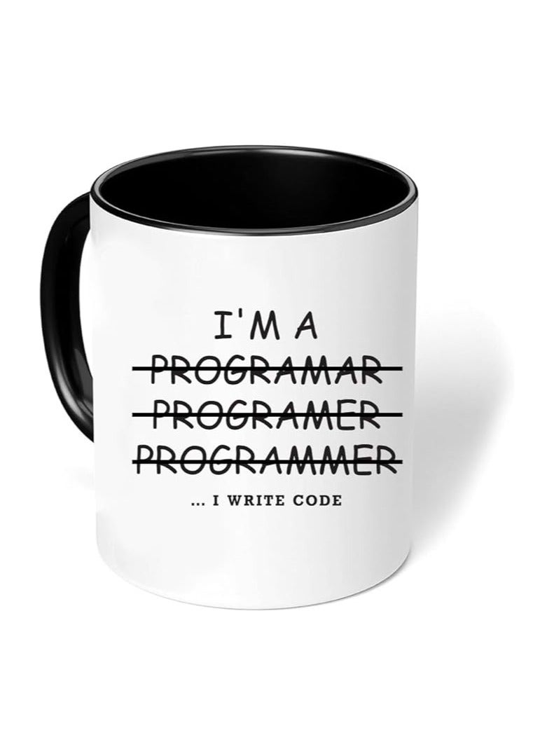 برينت شوب فور مي كوب قهوة Coder سعة 11 أونصة - حافظ على مستويات الكافيين عالية وتدفق التعليمات البرمجية الخاصة بك - هدية للمبرمج - مهندس البرمجيات - المطور - المبرمجون - الأصدقاء - زملاء العمل - Image 4