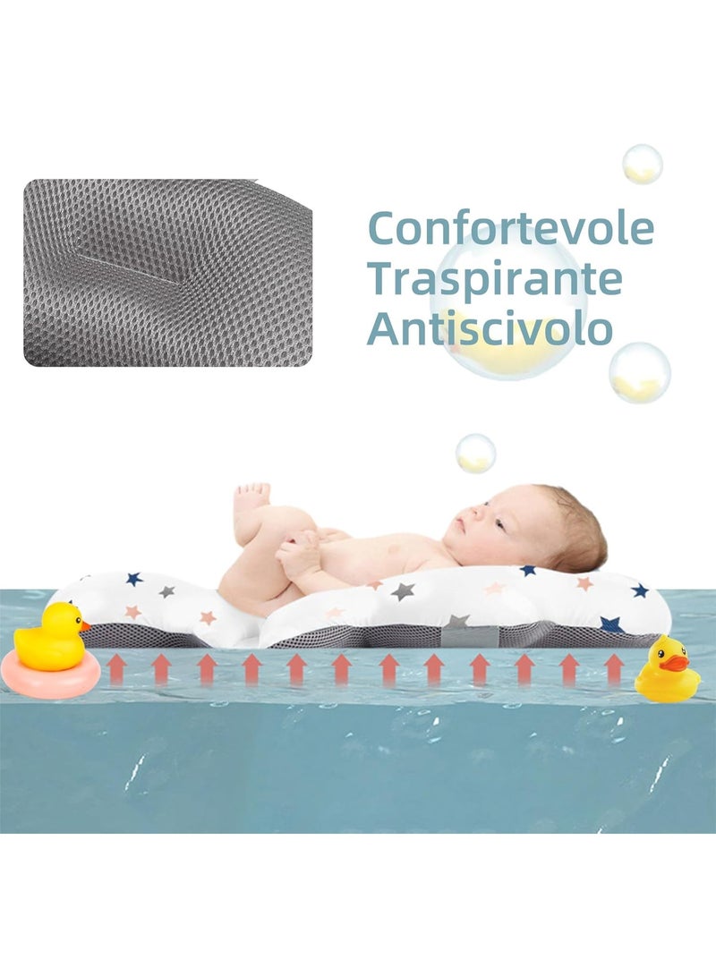 Bath pillow for newborns – non-slip, foldable, comfortable and safe – from 0 to 12 months - Image 5