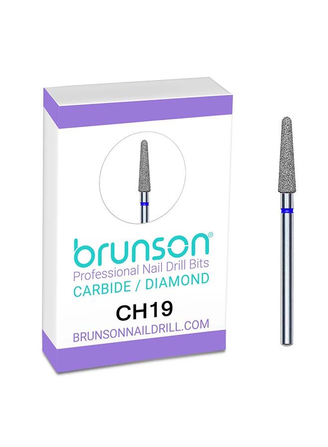 brunson Nail Drill Bits Diamond Cuticle Remover Nail Bits CH19 - Image 1
