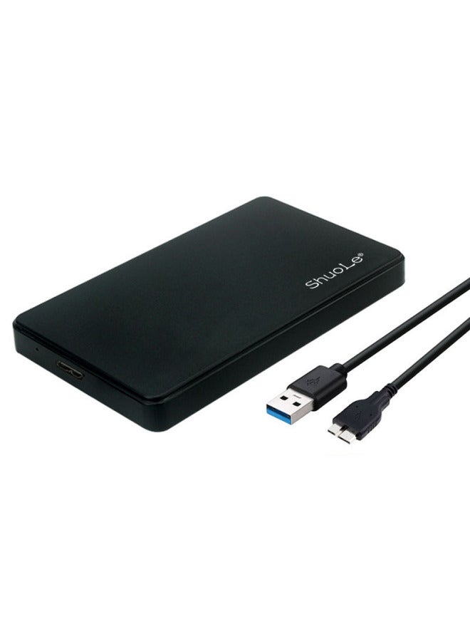 ShuoLe 2.5 "sata Serial USB3.0 High Speed Interface Hard Disk Box SSD External Mobile Box-Color:SL-U25Q7M30 Gray  - Image 3