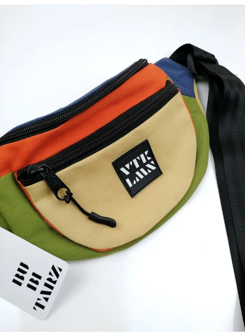 Vatkalimon Colored Cream Shoulder and Waist Bag
