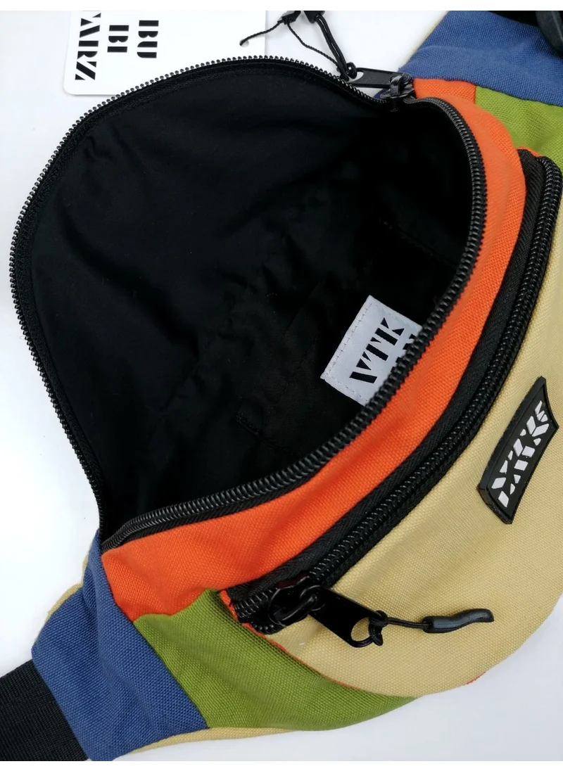 Vatkalimon Colored Cream Shoulder and Waist Bag