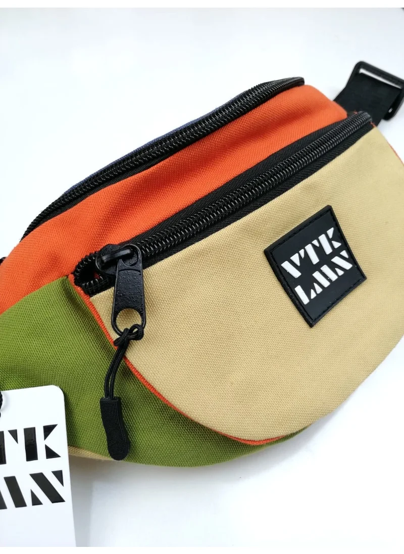 Vatkalimon Colored Cream Shoulder and Waist Bag