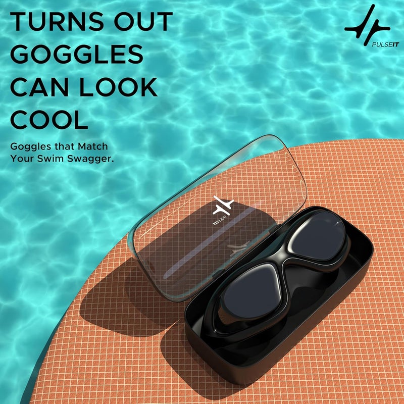 PulseITGlide Swim Goggles with Ear Plugs Anti-Fog Swimming Goggles for Adult Men, Women, Youth & Kids Perfect for Swimming, Pool, and Outdoor Activities (PulseGlide) - Image 5