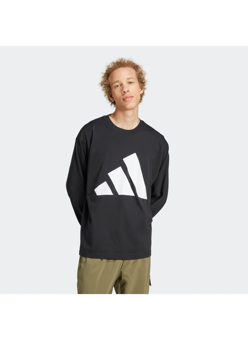 Adidas Essentials Big Logo Single Jersey Long-Sleeve Top