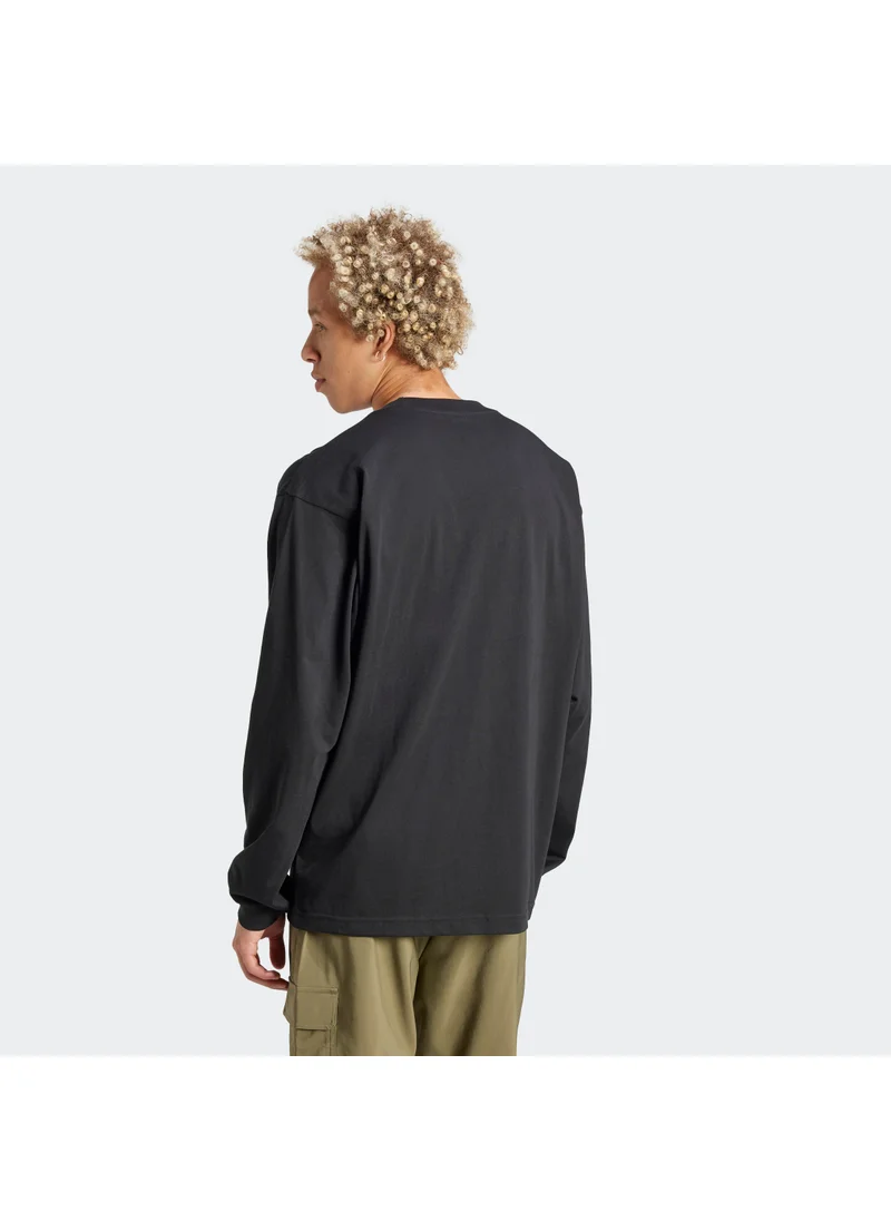 Adidas Essentials Big Logo Single Jersey Long-Sleeve Top