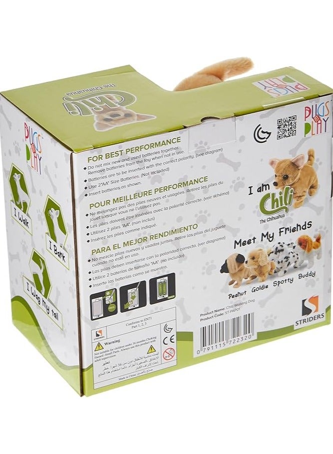 باجز آت بلاي كلب البج أثناء اللعب، مشي بالفلفل الحار، 6.5 بوصة ST-PAP01 - Image 4