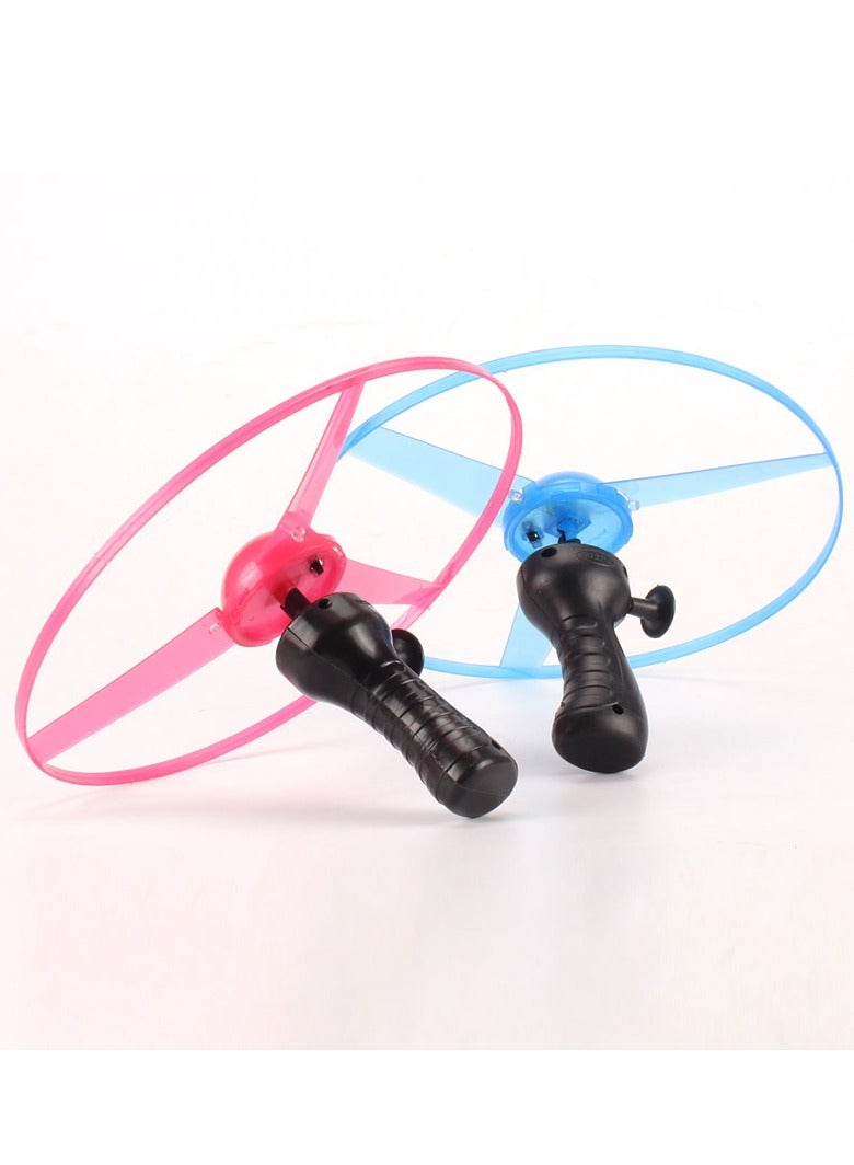 1 PCS Three-light pull-wire glow-in-the-dark flying saucer Toys for Kids Perfect Present - Image 2