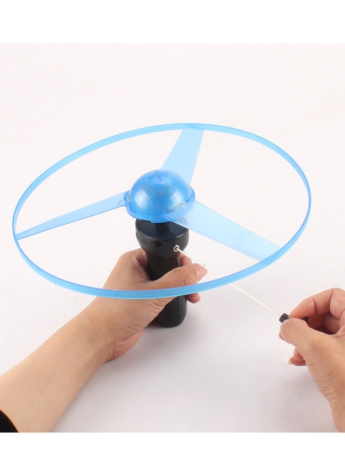 1 PCS Three-light pull-wire glow-in-the-dark flying saucer Toys for Kids Perfect Present - Image 3