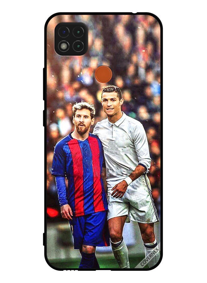 Covernex Protective Case Cover For Xiaomi Redmi 10A Messi And Ronaldo - Image 1
