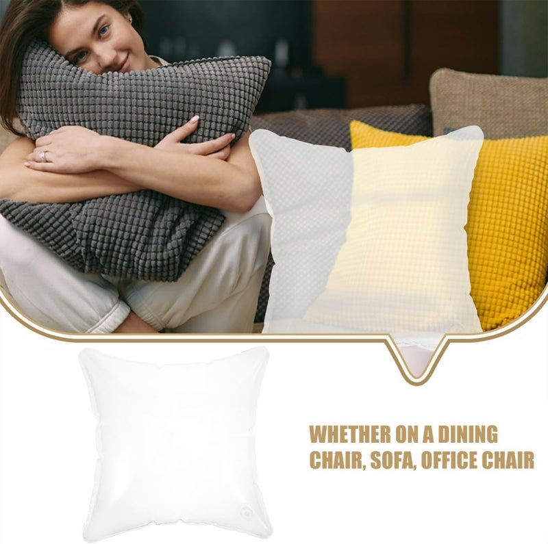 Inflatable Camping Pillow Portable PVC Water Resistant Travel Sofa Cushion Lightweight 50x50cm for Outdoor Hiking Sleeping - Image 3