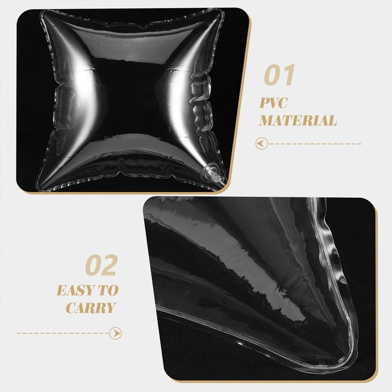 Inflatable Camping Pillow Portable PVC Water Resistant Travel Sofa Cushion Lightweight 50x50cm for Outdoor Hiking Sleeping - Image 4
