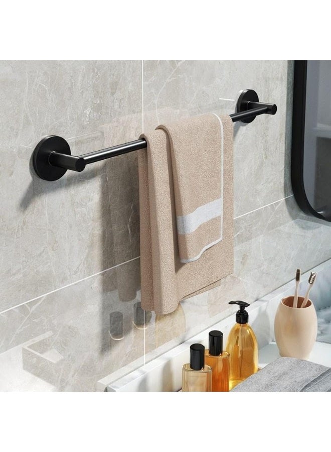 Heavy-duty 304 stainless steel bathroom towel holder (60 cm | Black) - Image 2