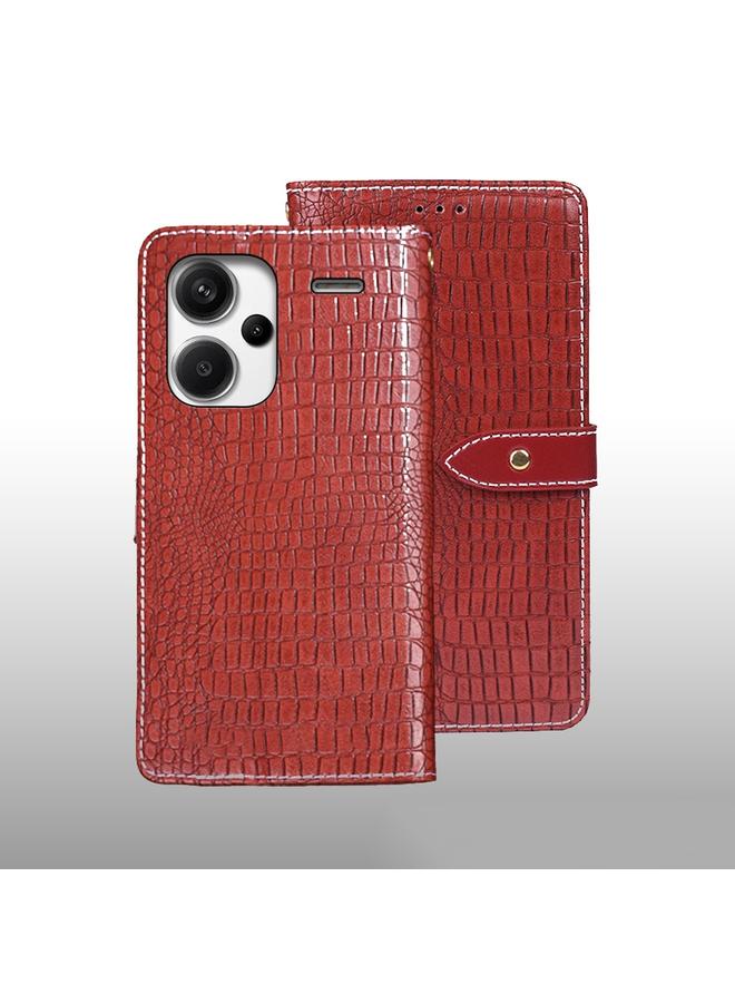 The Bros Case For Xiaomi Redmi Note 13 Pro+ 5G Crocodile Texture Leather Phone Case