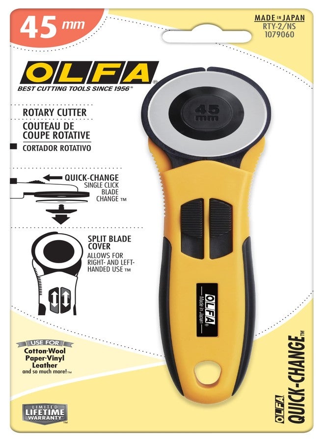 OLFA Quick Change Rotary Cutter-45mm - Image 4
