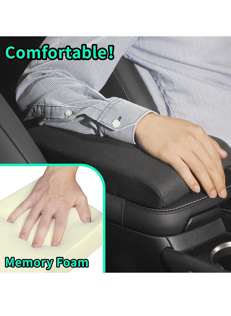 SYOSI - Car Center Console Cover Memory Foam Car Armrest Cushion Arm Rest Covering Car Middle Console Covers Car Armrest Cover Center Console Cushion for Truck Auto for Suv - Image 1