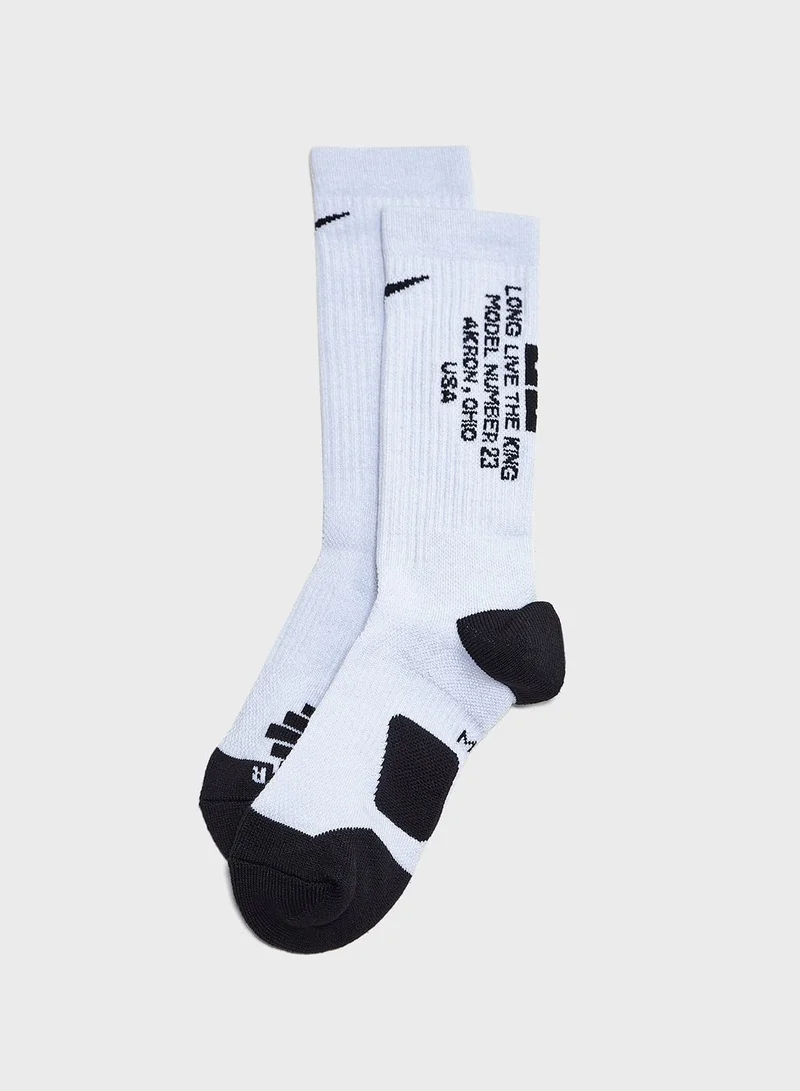 Nike Lebron James Elite Crew Socks